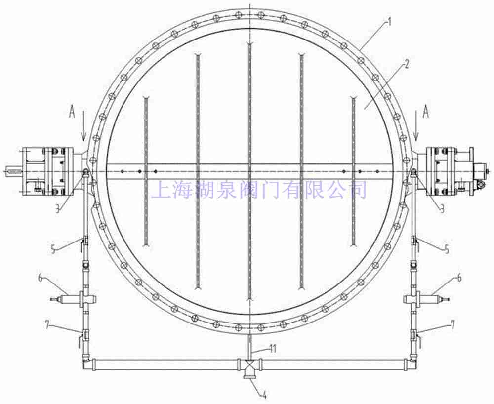 高温通风蝶阀D341H、D341W