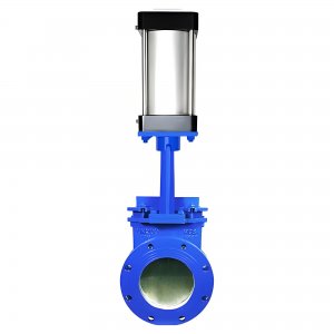 气动刀闸阀PZ673Y-16C，DN250（介质灰渣混合