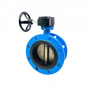 DN125，DN150法兰式蜗轮蜗杆蝶阀1.6Mpa