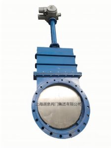 电动刀闸阀PZ973H-16C DN200处理污水中的悬浮