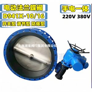 D941X-10Q DN400电动法兰式蜗轮蝶阀
